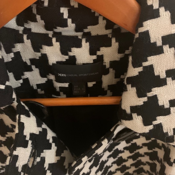 GORGEOUS VINTAGE CROPPY HOUNDSTOOTH JACKET - Picture 3 of 12